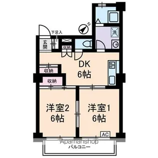 東京都杉並区井草1丁目【マンション】の間取り