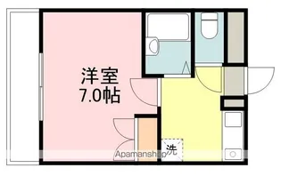 コモードカルム河原町【5階】の間取り