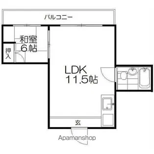 けいほくビレッジ【5階】の間取り