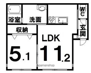 SORTE(ソルテ)【2階】の間取り