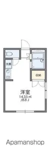 レオパレス中町【2階】の間取り