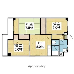 ヴァルム内宮【4階】の間取り