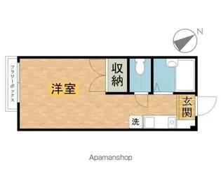 レジオン藤【201号室】の間取り