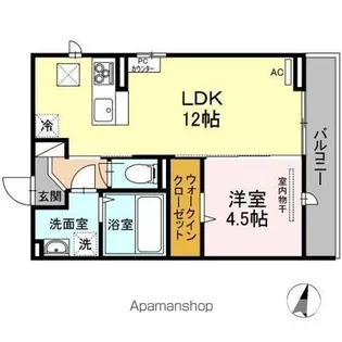 コート テラ【1階】の間取り