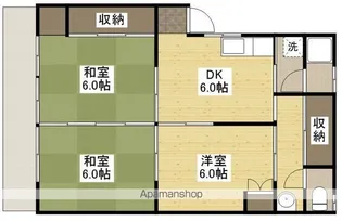 下田アパート【2階】の間取り