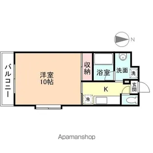 PLAZA希望の朝 東館【203号室】の間取り