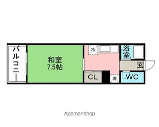 プレアール中央町【701号室】の間取り