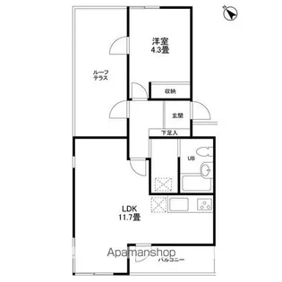 サンクテラス1【2階】の間取り