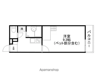 ペルーラ春風【105号室】の間取り