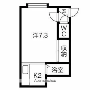 パシャ18【305号室】の間取り