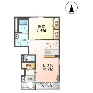 グランコート【1階】の間取り
