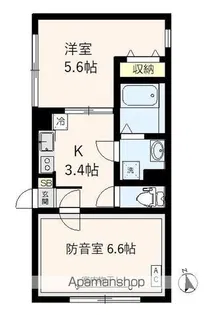 ラシクラス東長崎【1階】の間取り