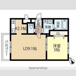 SORTE135【4階】の間取り
