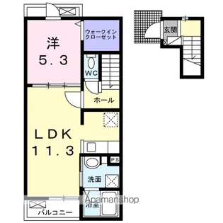 ライズ・トミヤ【2階】の間取り
