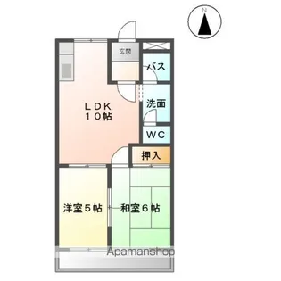 メゾンエトワール【2階】の間取り