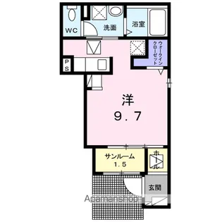 リーベン ハイム K【1階】の間取り