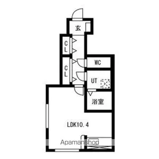 プチ ボヌール【1階】の間取り