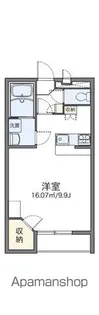 レオパレスメルベーユ廣 大川【2階】の間取り