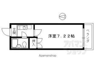 シティハウス夷川【502号室】の間取り