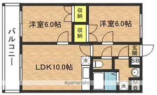 プレスティージュ壱番館【2階】の間取り