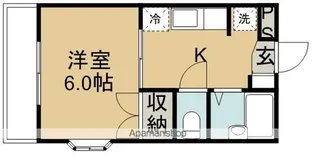 プリズムマンション【3階】の間取り