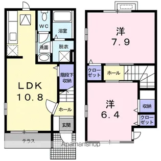 ラック レニイ【1階】の間取り