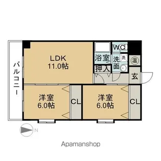 K’S FLAT【4階】の間取り