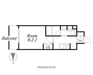 ルネフラッツ庄内通駅前【13階】の間取り