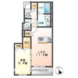 サニーコート【1階】の間取り