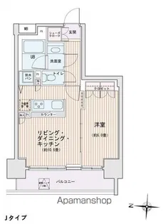 エスティメゾン錦糸町Ⅱ【7階】の間取り