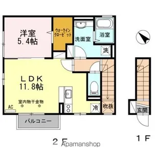 グローリア【2階】の間取り