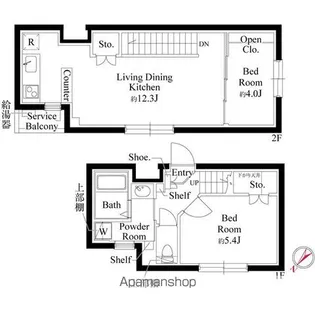 CASA PIAZZA 東池袋【1階】の間取り