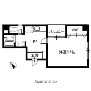 サンライズビル【5階】の間取り