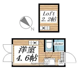フェリスアストル【2階】の間取り