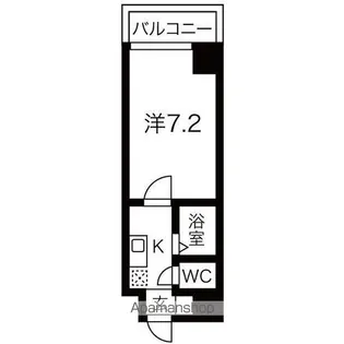 クレスト泉【808号室】の間取り