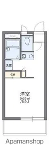 レオパレスシャルム【3階】の間取り