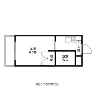 サンライズ柏【1階】の間取り