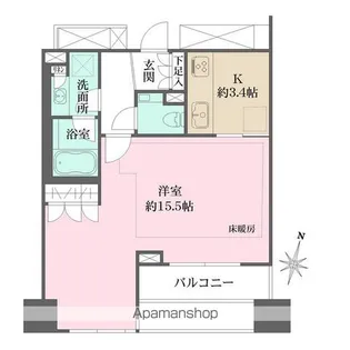 パークハウス平河町【2階】の間取り
