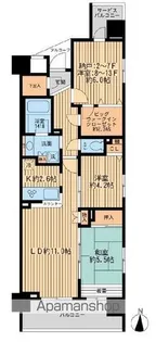 エコロジー錦糸町レジデンス【10階】の間取り