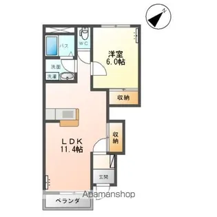 ミラドール【1階】の間取り