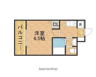 プレサンス大手前パークサイド【5階】の間取り