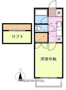 ピュアⅡ【205号室】の間取り