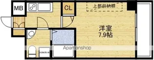 SERENITE江坂四番館【4階】の間取り