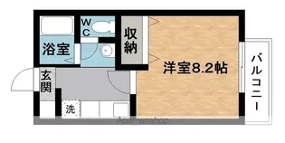 ハイツ鳥の実【2階】の間取り