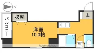 リヴィエラ二葉町【3階】の間取り