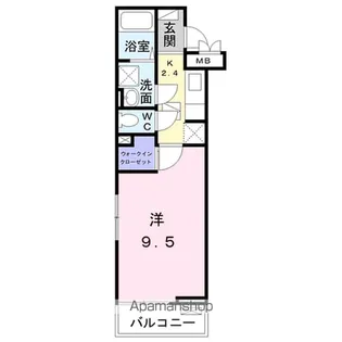 ベル・ウッド五香【1階】の間取り