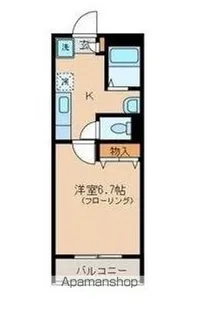 グランパルク駒場野【2階】の間取り
