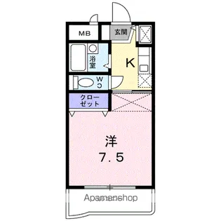 MAISON JEUNESSE【3階】の間取り