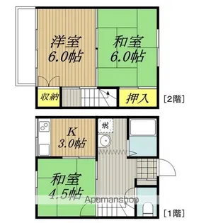 ハイライズ【2号室】の間取り