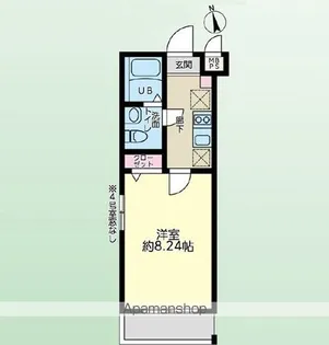 プラティーク高円寺【1階】の間取り